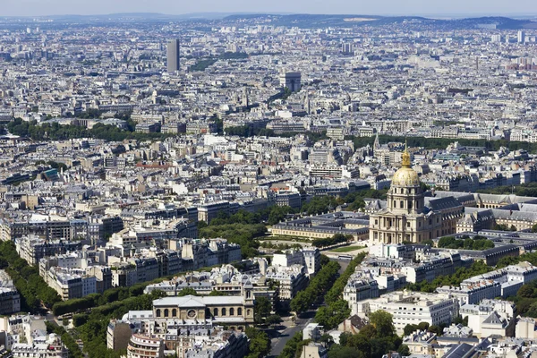 Luchtfoto van Parijs, Frankrijk van montparnasse — Stockfoto