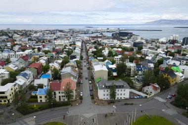 şehir merkezinde reykjavik, İzlanda