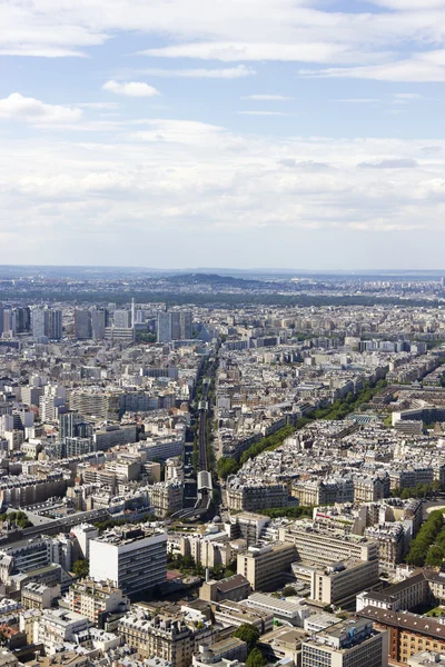 Aerial view of Paris, France from Montparnasse — Stock Photo, Image