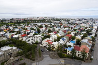 şehir merkezinde reykjavik, İzlanda