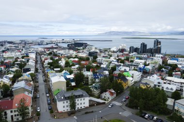 şehir merkezinde reykjavik, İzlanda