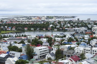 şehir merkezinde reykjavik, İzlanda