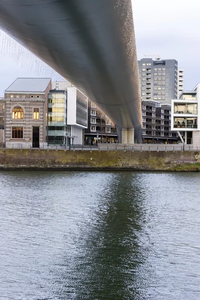Big Bridge over the Maas river in Maastricht, Netherlands — Stock Photo, Image