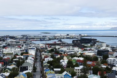 şehir merkezinde reykjavik, İzlanda