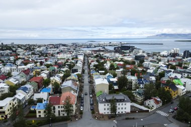 şehir merkezinde reykjavik, İzlanda