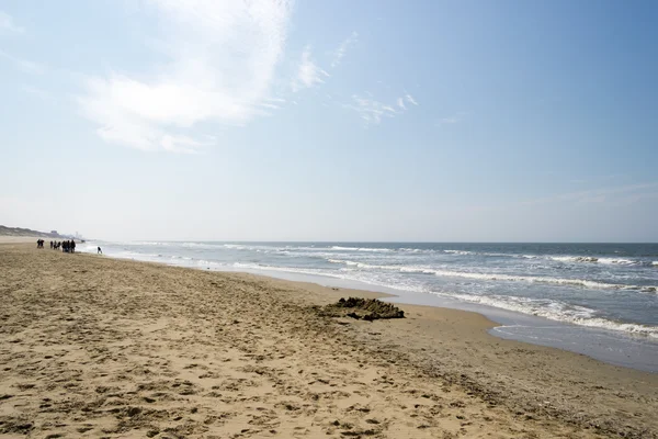 Spiaggia sul Mare del Nord, Paesi Bassi — Foto Stock