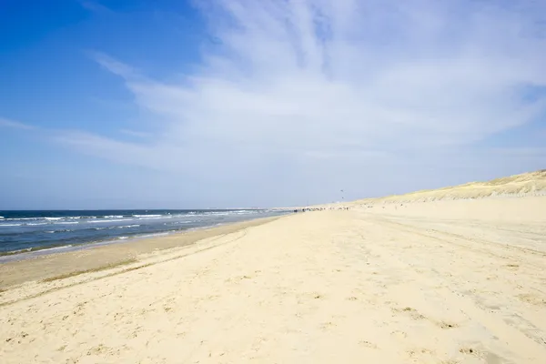 Plaża na Morzu Północnym, Holandia — Zdjęcie stockowe