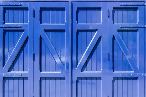 Antico sfondo della porta di legno blu a casa — Foto Stock