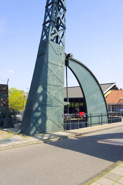 Groene brug in amsterdam — Stockfoto