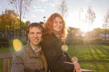 aşk, müze plein, sonbahar açık mutlu çift amsterdam bac