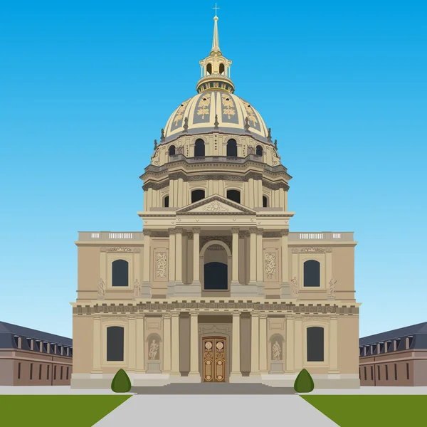 Les Invalides — Vetor de Stock