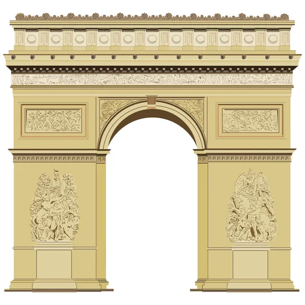 Arco del Triunfo — Vector de stock