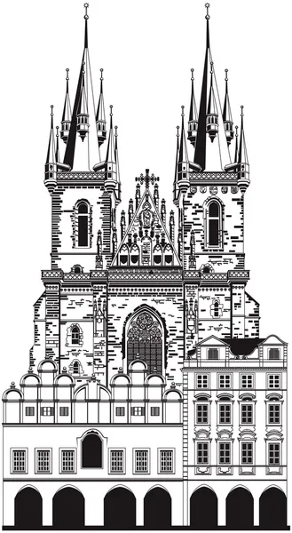 Liebfrauenkirche — Stockvektor