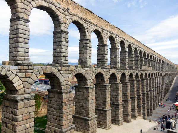 Acquedotto romano a Segovia — Foto Stock