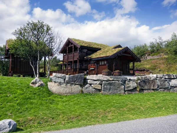 Norský chýše — Stock fotografie