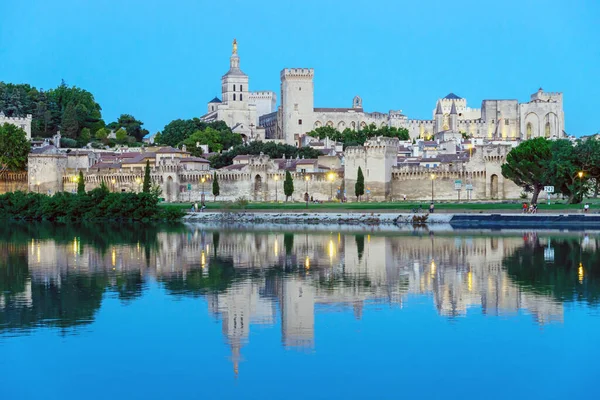 Rhone in der Dämmerung — Stockfoto