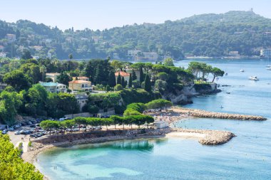 Villefranche-sur-Mer Fransız Rivierası üzerine