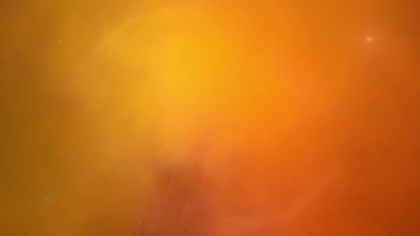 Flying Beautifully Colored Gas Cloud Deep Space Animation — Stock Video