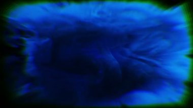 Psikedelik duman arka planının 3D animasyonu