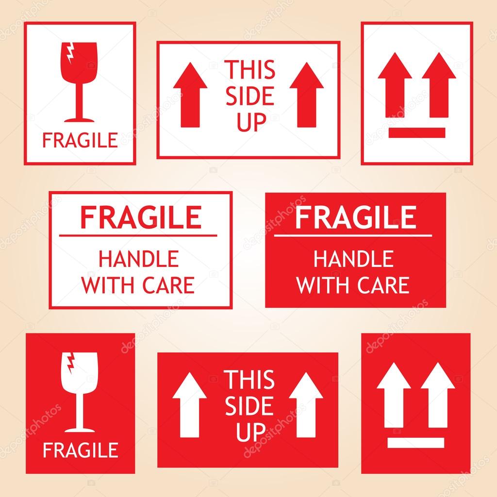 Fragile Shipping Labels