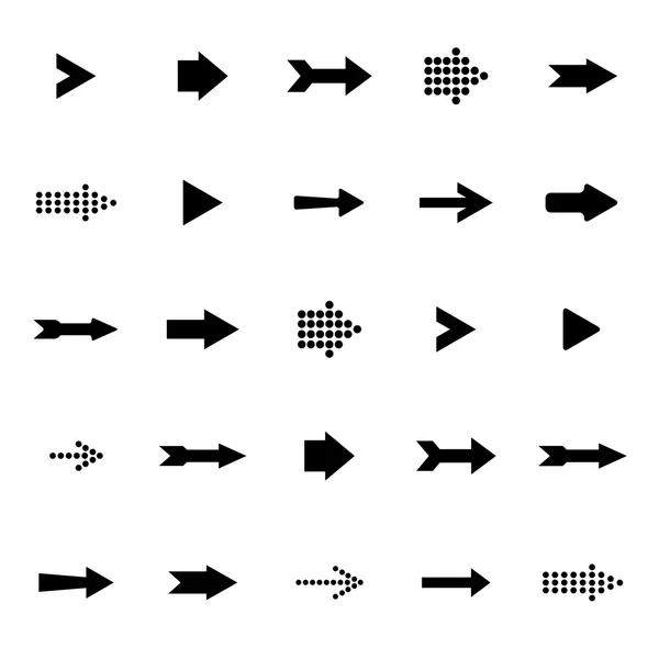 Ensemble de vecteurs de flèches — Image vectorielle