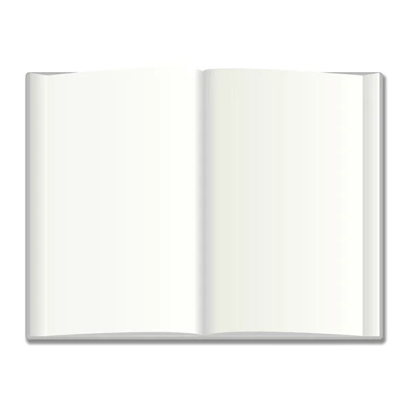Illustrazione vettoriale del libro bianco — Vettoriale Stock