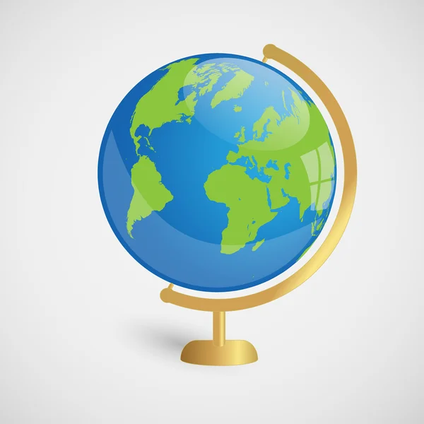 Illustration des Earth Globe-Vektors — Stockvektor