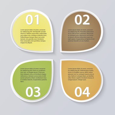 Modern infographics illüstrasyon