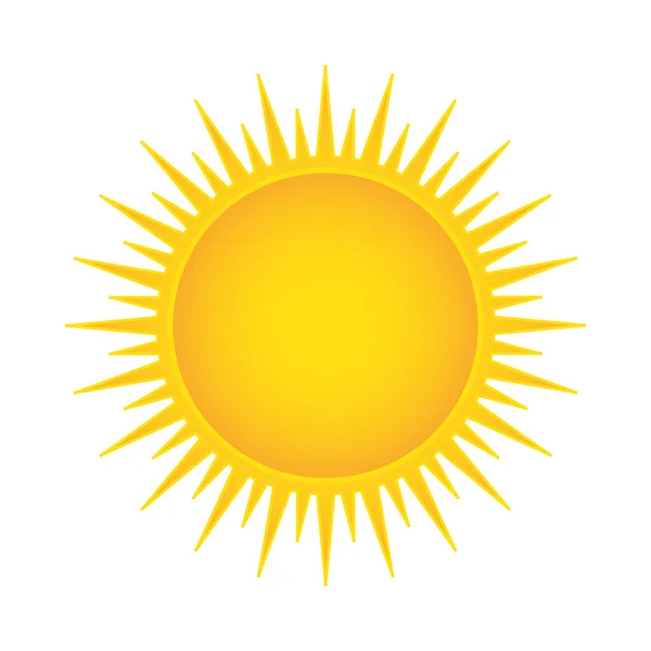 Zon vectorillustratie — Stockvector