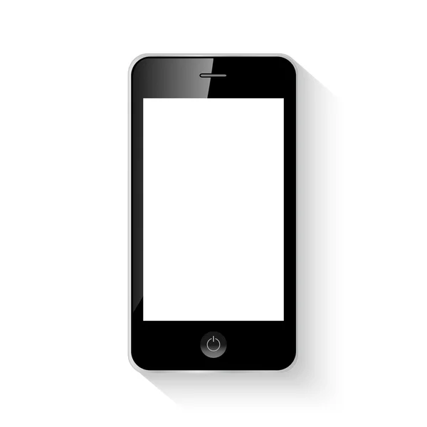 Mobiele slimme telefoon vectorillustratie — Stockvector