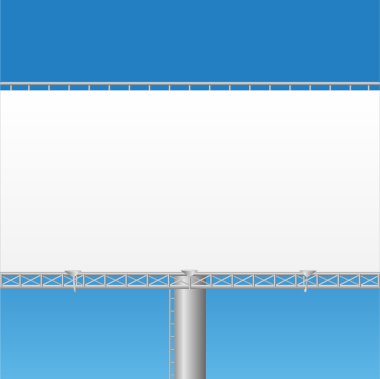 boş billboard vektör çizim