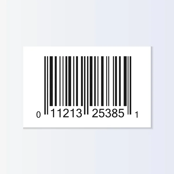 Barcode label illustratie — Stockvector