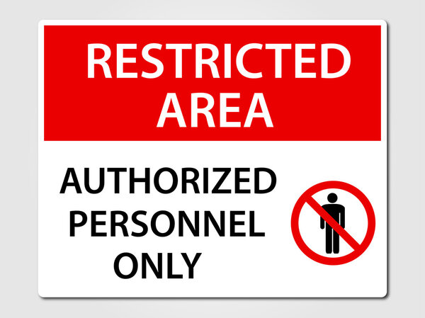 Authorized Personnel Sign