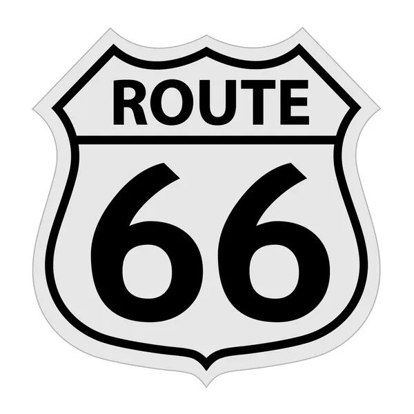 Panneau Route 66 — Image vectorielle