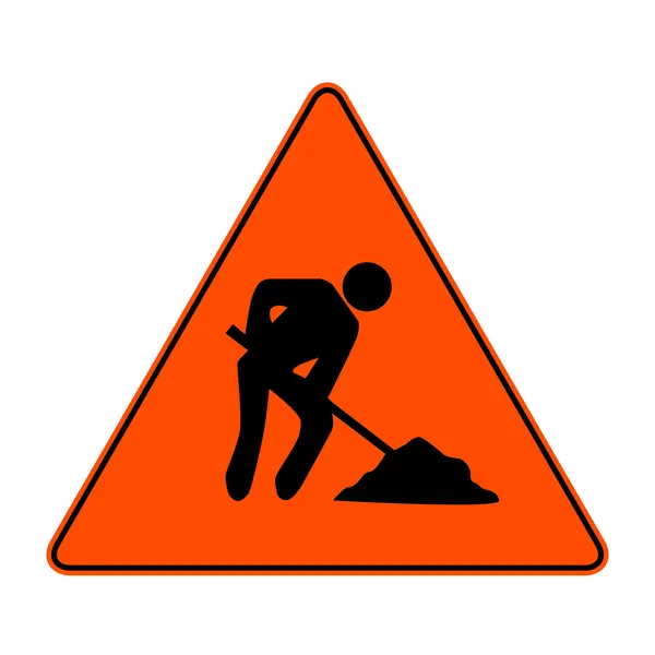 Men at work sign — Stock Illustration Men at work sign Royalty Free Stock Illustrations