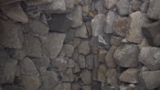 Kővár, közel a falakhoz és belül. — Stock videók