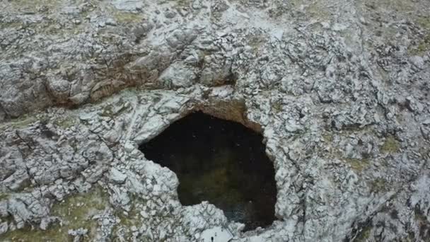 Gruta Sagrada Mesquita Branca Uma Caverna Enorme Com Seu Próprio — Vídeo de Stock