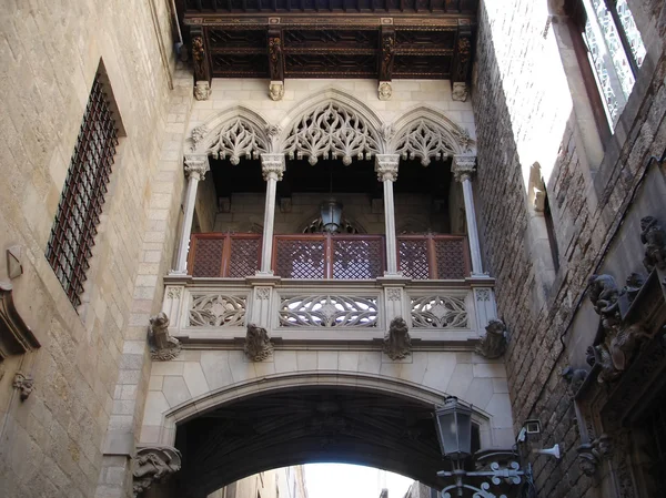 Barcelonas gotiska kvarter Royaltyfria Stockfoton