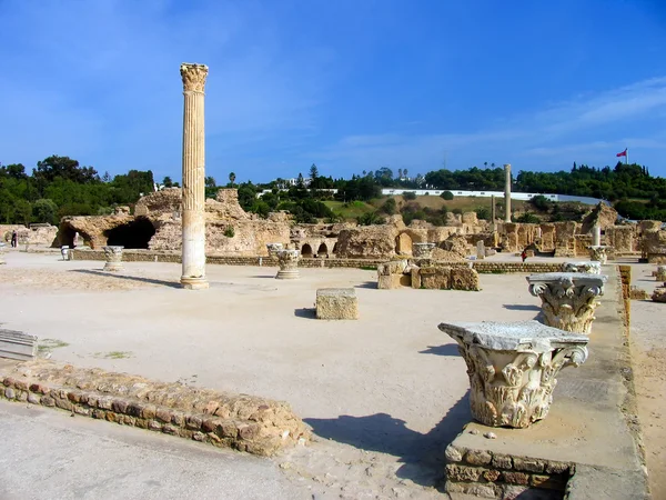 Oude ruïnes in Carthago — Stockfoto