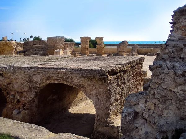 Ruínas antigas em Cartago — Fotografia de Stock