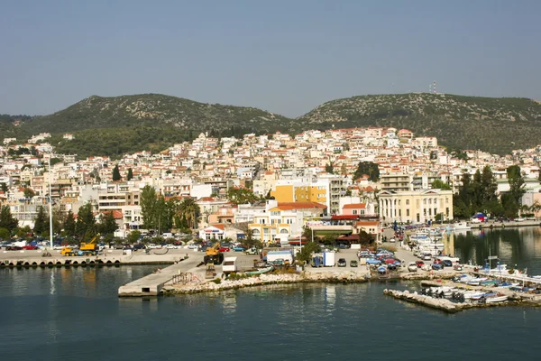 Molyvos or Mithymna, Lesbos, Greece — Stock Photo, Image