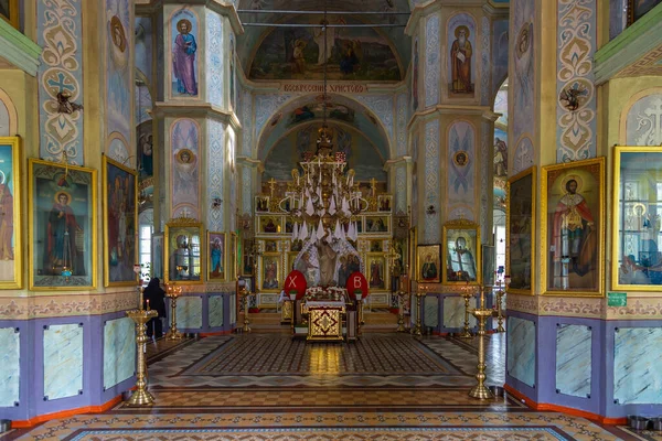 Comrat Gagauzia República Moldavia Mayo 2016 Interior Del Campanario Catedral — Foto de Stock