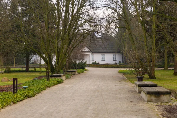 Birthplace Frederic Chopin Little House Large Natural Park Banks Utrata — Stockfoto