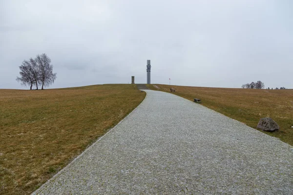 Grunwald Poland February 2018 Fields Monuments Battle Grunwald — Stock Photo, Image