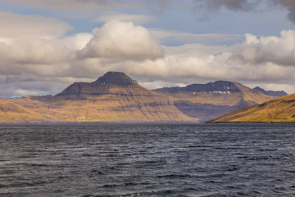 Kilátás Streymoy Szigetre Atlanti Óceán Partján Vagar Szigeten Feröer Szigetek — Stock Fotó