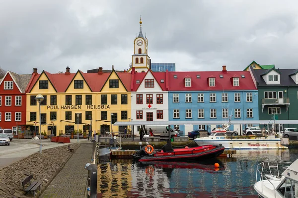 Thorshavn Ilhas Faroé Dinamarca Maio 2018 Thorshavb Capital Das Ilhas — Fotografia de Stock