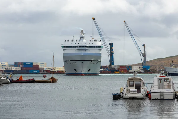 Thorshavn Faroe Islands Denmark May 2018 Large Passenger Ferry Smyril — Stock Photo, Image