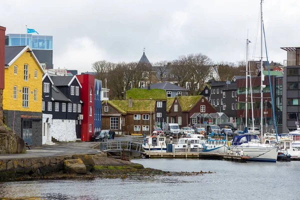 Thorshavn Ilhas Faroé Dinamarca Maio 2018 Thorshavn Capital Das Ilhas — Fotografia de Stock