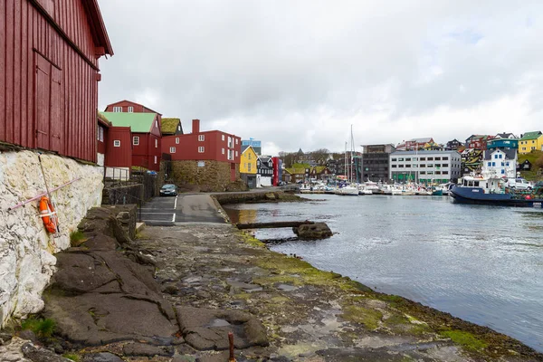 Thorshavn Isole Faroe Danimarca Maggio 2018 Thorshavn Città Capitale Delle — Foto Stock