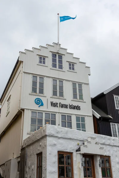 Thorshavn Faerské Ostrovy Dánsko Května 2018 Úzký Street Wit Typické — Stock fotografie